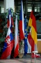 SPŠ Tábor: vlajky všech zúčastněných zemí